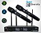 Sistema Recarregável TSI DUO-4R DIVERSITY UHF — 4 Antenas 200 Canais Quad Diversity - Imagem 1