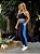 Conjunto Fitness Bulgária Preto e Azul - Imagem 1