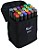 Conjunto de Canetas Permanente Marcador Ponta Dupla 24 Cores - Touch - Imagem 1