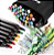 Conjunto de Canetas Permanente Marcador Ponta Dupla 24 Cores - Touch - Imagem 5