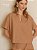 BLUSA FEMININA MALHA M/C  079BLU - Imagem 1