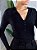 Blusa Feminina De Malha M/L Sly014 Preto - Imagem 1