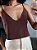 Cropped Feminino  02083054 Marrom Cafe - Imagem 1