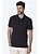 Camiseta Polo Slim Masculina 495417 Preto - Imagem 1