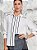 Camisa Com Frizo Feminina M/L G2822 Off White - Imagem 1