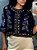 Farm Blusa Noite Florida   341571 Preto - Imagem 2
