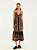 Farm Vestido Midi 343122 Preto - Imagem 1