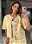 Trama Camisa Fem M/C  23651 Amarelo Claro - Imagem 2