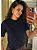 Cuki Blusa Fem Malha M/C  051 Preto - Imagem 1