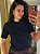 Cuki Blusa Fem Malha M/C  051 Preto - Imagem 2
