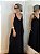 Santa Costura Vestido Longo 056Ves Preto - Imagem 1