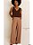 Santa Costura Calca Fem Wide Leg Jeans E Color,Social 019Cal Mocha - Imagem 1