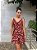 Farm Vestido Curto 346377 Vermelho Queimado - Imagem 1
