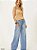 Hit Calca Fem Wide Leg Jeans E Color,Social T26003 Used Claro - Imagem 1