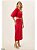 Hit Vestido Midi J26054 Vermelho - Imagem 4