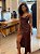 Manaca Vestido Midi 388 Marrom Cafe - Imagem 1