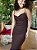 Mysk Vestido Midi 60258 Marrom - Imagem 3