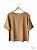 Citta Blusa Fem Tecido M/C  11150 Marrom Claro - Imagem 2