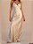Manaca Vestido Longo 1283 Bege - Imagem 2