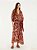 Farm Vestido Midi 347117 Vermelho Queimado - Imagem 1