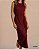 Hirus Vestido Midi 268003M Vinho - Imagem 1