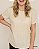 Citta Blusa Fem Tecido M/C  10978 Bege Claro - Imagem 2