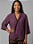Vocco Plus Blusa Fem Tecido M/C  69423 Vinho - Imagem 1