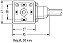 Plug Valve 18mm 24Vdc Led com Cabo Preto 7,5M 7000-18001-6160750 Murr - Imagem 4