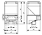 Sensor Indutivo 40x40 40mm 24Vdc PNP NA DW-AS-603-C44 Contrinex - Imagem 2