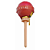Lip Gloss Hidratante Fruit Lollipop (Morango) - Vivai - Imagem 1
