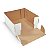 Caixa Bolo Rigida 40x40x15cm Branca - 5 Unidades - Imagem 2