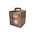 Caixa Maleta para Panetone de 250g - 11x11x13 - Marrom - 10 Unidades - Imagem 1