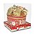 Caixa Vitrine Para Panetone de 500g - 15x15x17 - Ho Ho Ho - 10 Unidades - Imagem 1