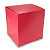 Caixa Fechada para Panetone de 500g - 15x15x17 - Vermelho - 10 Unidades - Imagem 1