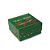 Caixa Para 4 Doces 8x8x4 Feliz Natal Laços - 10 Unidades - Imagem 1