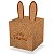 Caixinha Coelho 10X10X10 Kraft Coelhos com 10 unidades - Imagem 1