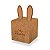 Caixinha Coelho 7X7X7 Kraft Coelhos com 10 unidades - Imagem 1