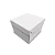 Caixa Colmeia 100 doces Branco/Kraft - 23x23x16cm  com 1 unidade - Imagem 1