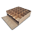 Caixa Colmeia 50 doces Kraft/Kraft - 23x23x8cm  com 1 unidade - Imagem 2