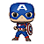 Funko Pop Capitão América 1419 Marvel New Classics - Imagem 1
