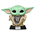 Funko Pop Din Grogu With Armor 712 Star Wars The Mandalorian - Imagem 1