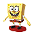 Fandom Box Bob Esponja Calça Quadrada 10cm - Imagem 2