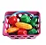 Cesto de Mercado Infantil 12 Peças Frutas Legumes - Master Toy - Imagem 2