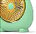 Ventilador De Mesa Gatinho Recarregável Silencioso FS7-215 (VENTFS7215) - Imagem 7