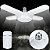 Lâmpada Articulada Led Pétala Ajustável Fan Blade 60w Design Ventilador Branc - Imagem 5