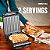 Grelha Elétrica Interna de 2 porções George Foreman Preta GRS040B - Imagem 3