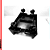 Base Suporte Carrinho Para Gabinete CPU Ajustável RODINHAS Preto - Imagem 4