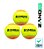 PACK COM 3 BOLAS DE BEACH TENNIS ZAND PRO - Imagem 1