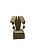 Brinco banhado a ouro duas gotas - Imagem 1