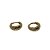 Argolinha click banhada a ouro 18k - Imagem 1